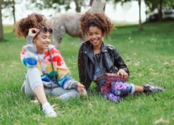 Lola + The Boys Infinity Stone Gem Vegan Jacket