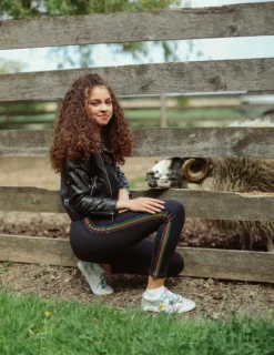 Lola + The Boys Infinity Stone Gem Vegan Jacket