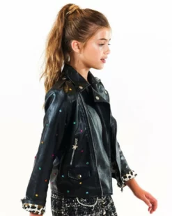 Lola + The Boys Infinity Stone Gem Vegan Jacket