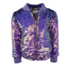 Lola & The Boys Girls Magic Mermaid Sequin Bomber