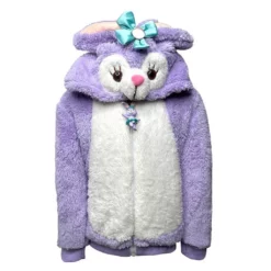 Lola + The Boys Plush Purple Bunny Jacket New Arrivals