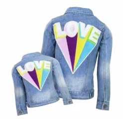 Lola + The Boys Rainbow LOVE Denim