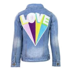 Lola + The Boys Rainbow LOVE Denim