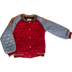 Lola + The Boys Tiger Quilted Bomber