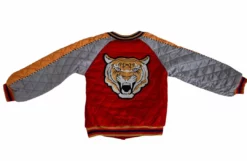 Lola + The Boys Tiger Quilted Bomber