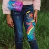 Lola + The Boys Happy Rainbow Crystal Jeans New Arrivals 2 Lola + The Boys Happy Rainbow Crystal Jeans New Arrivals
