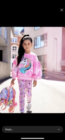 Lola + The Boys Unicorn Chevron Leggings