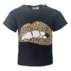 Lola + The Boys Leopard Lips T-shirt