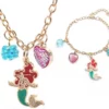Lola + The Boys New Arrivals Mermaid Charm Bracelet Necklace Set