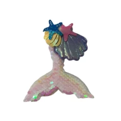 Lola + The Boys Mermaid Seashell Hair-clip (pack Of 1)