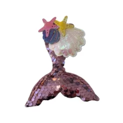 Lola + The Boys Mermaid Seashell Hair-clip (pack Of 1)