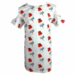 Lola + The Boys Rocket Pop Cold Shoulder Tunic Dress New Arrivals