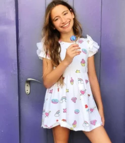 Lola + The Boys Donuts & Rainbow Dress New Arrivals