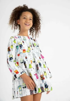 Lola + The Boys Girls Fashionista Bunny Dress