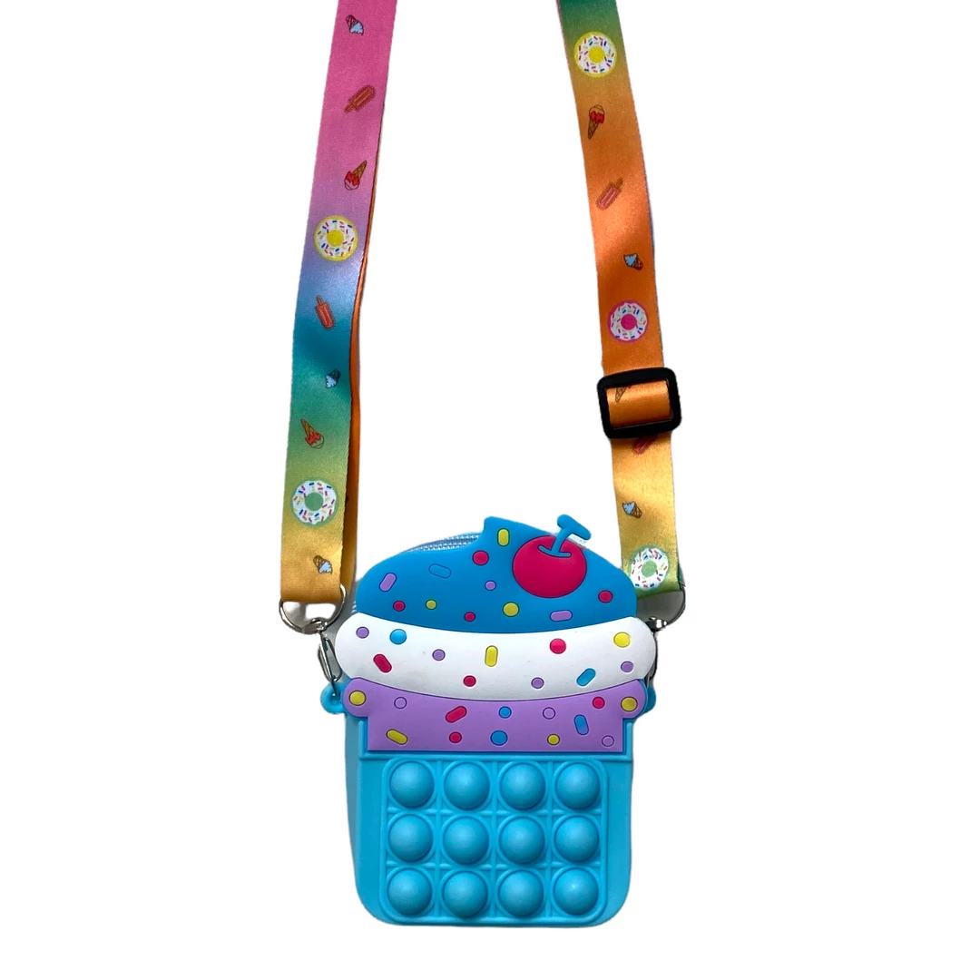 Lola + The Boys Mini Cupcake Fidget Purse 3 Lola + The Boys Mini Cupcake Fidget Purse