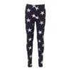 Lola + The Boys Metallic Foil Star Leggings