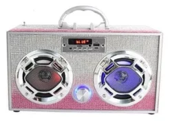 Lola + The Boys Pink Bling Ombré Boom Box New Arrivals