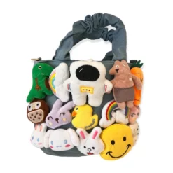Lola + The Boys New Arrivals Plushie Surprise Denim Purse