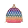 Lola + The Boys Handbags Rainbow Beaded Purse