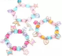 Lola + The Boys New Arrivals Rainbow Butterfly Charm Bracelet