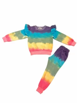 Lola + The Boys Rainbow Dip Dye Waffle Set