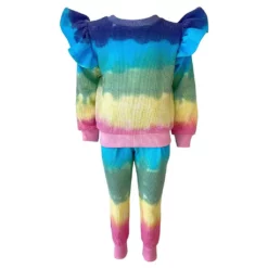 Lola + The Boys Rainbow Dip Dye Waffle Set
