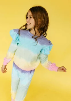 Lola + The Boys Rainbow Dip Dye Waffle Set