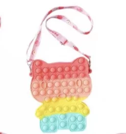 Lola + The Boys Girls Rainbow Gummy Bear Fidget Purse