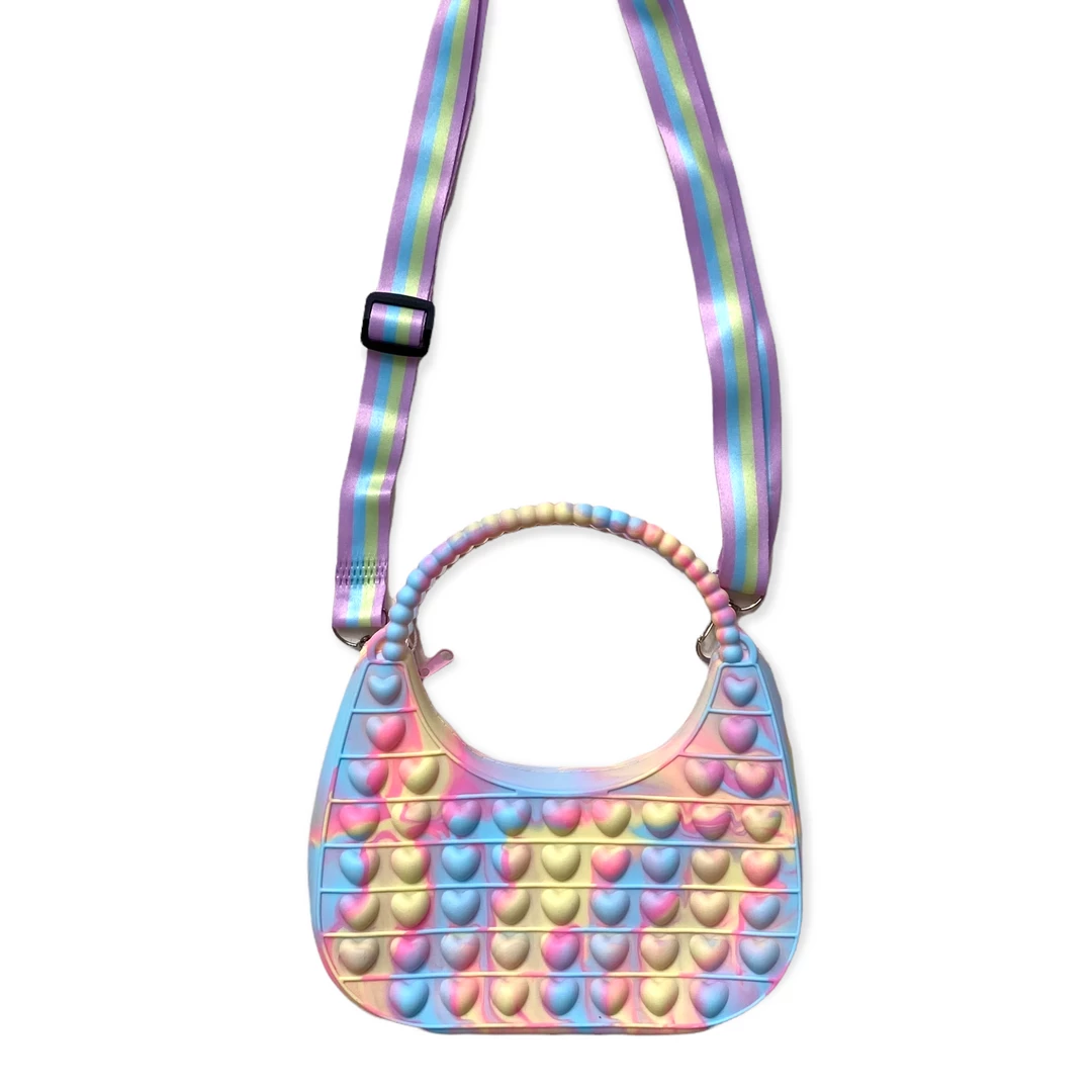 Lola + The Boys Rainbow Hearts Fidget Purse New Arrivals 3 Lola + The Boys Rainbow Hearts Fidget Purse New Arrivals