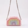 Lola + The Boys Rainbow Pearl Clutch New Arrivals