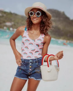 Lola + The Boys Rainbow Picnic Purse