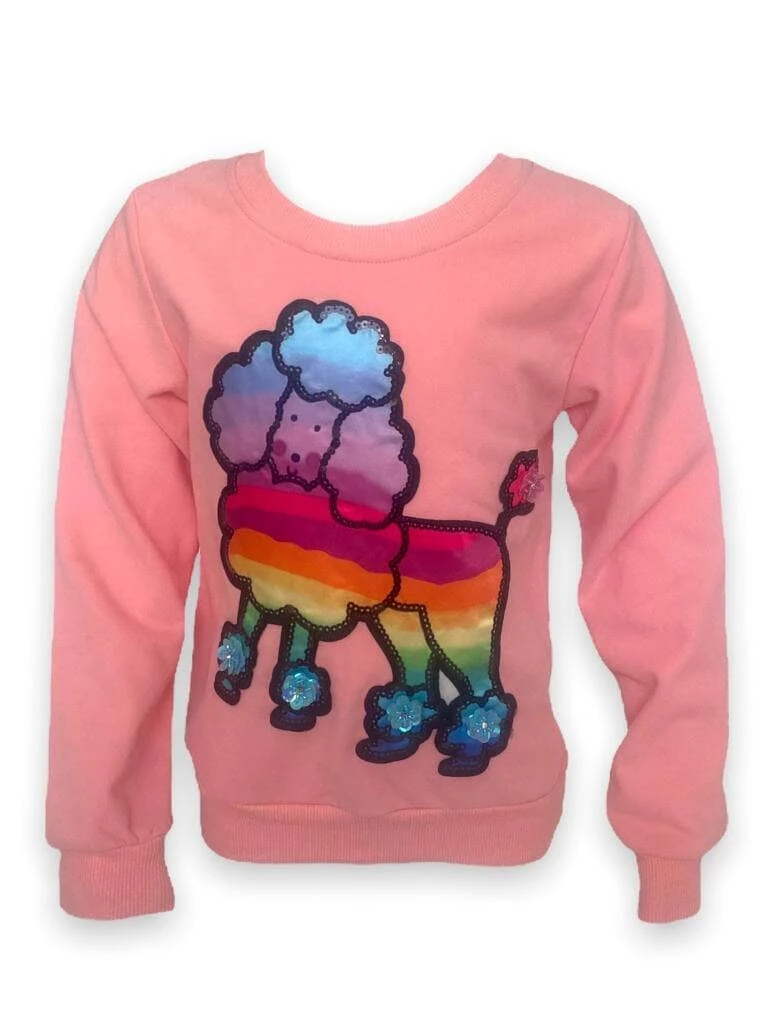 Lola + The Boys Rainbow Puppy Sweatshirt 3 Lola + The Boys Rainbow Puppy Sweatshirt
