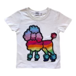 Lola + The Boys New Arrivals Rainbow Puppy T-Shirt
