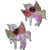 Lola + The Boys Sequin Unicorn Hair-clip (pack Of 2) 2 Lola + The Boys Sequin Unicorn Hair-clip (pack Of 2)