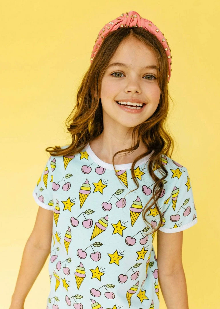 Lola + The Boys Girls Cherry Ice Cream Set 8 Lola + The Boys Girls Cherry Ice Cream Set