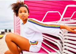 Lola + The Boys Crystal Sporty Set Girls