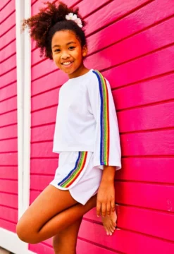 Lola + The Boys Crystal Sporty Set Girls