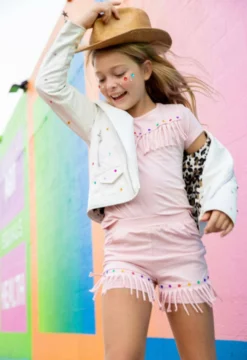 Lola + The Boys Fringe Gem Set Girls