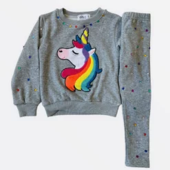 Lola + The Boys New Arrivals Happy Unicorn Rainbow Gem Set