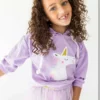 Lola & The Boys Lavender Hoodie Unicorn Tutu Set