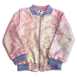 Lola + The Boys Pretty In Pink Unicorn Sequin Set
