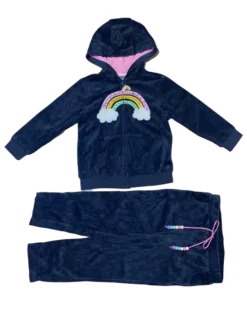 Lola + The Boys New Arrivals Rainbow Beaded Velvet Track Set