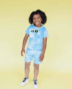 Lola + The Boys Sky Dye Short Set