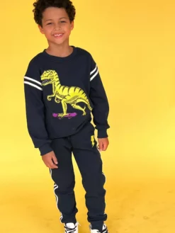 Lola & The Boys T-Rex Varsity Set