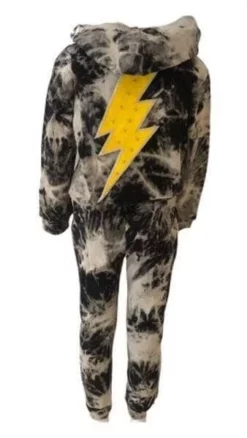 Lola + The Boys Thunder Bolt Tie Dye Jogger Set