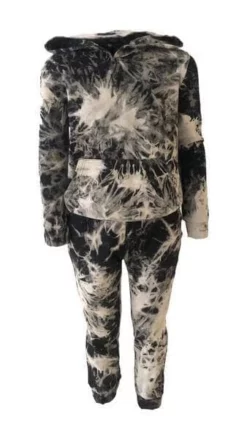Lola + The Boys Thunder Bolt Tie Dye Jogger Set