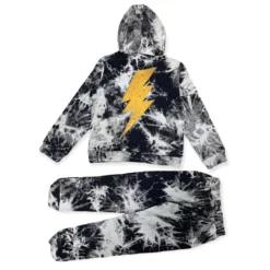 Lola + The Boys Thunder Bolt Tie Dye Jogger Set