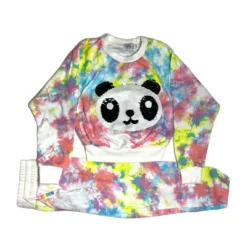 Lola + The Boys New Arrivals Tie Dye Splatter Panda Set