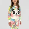Lola + The Boys New Arrivals Tie Dye Splatter Panda Set