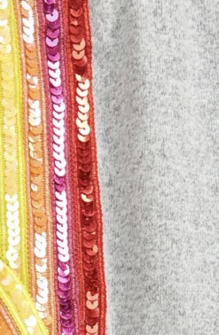 Lola + The Boys Women's Sequin Rainbow Tracksuit Set